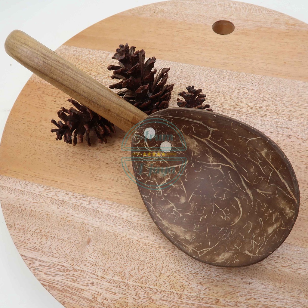 Centong Nasi Batok Entong Nasi Bathok Entong Nasi Kayu Batok Entong Nasi Tradisional Sendok Nasi Sayur