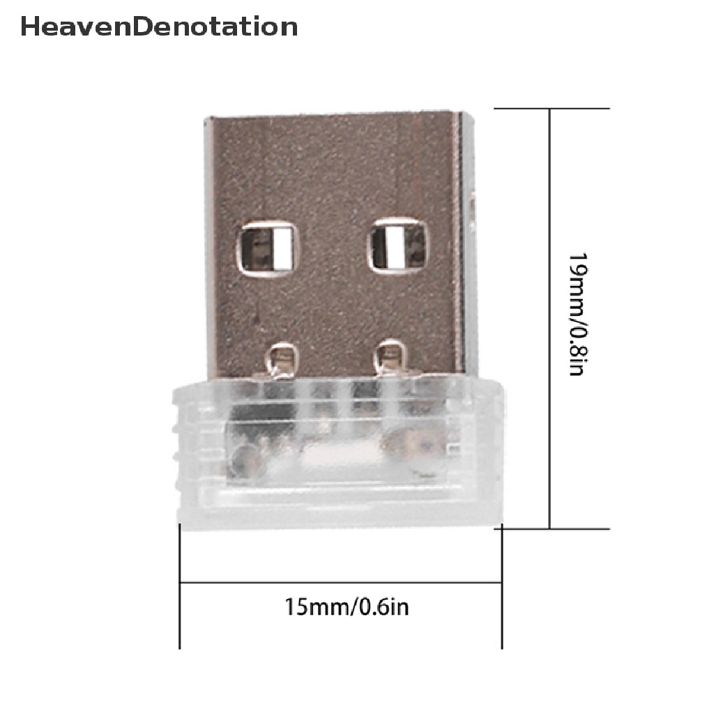 [HeavenDenotation] Lampu Suasana LED USB Mobil Lampu Hias Lampu Interior Lampu Darurat HDV