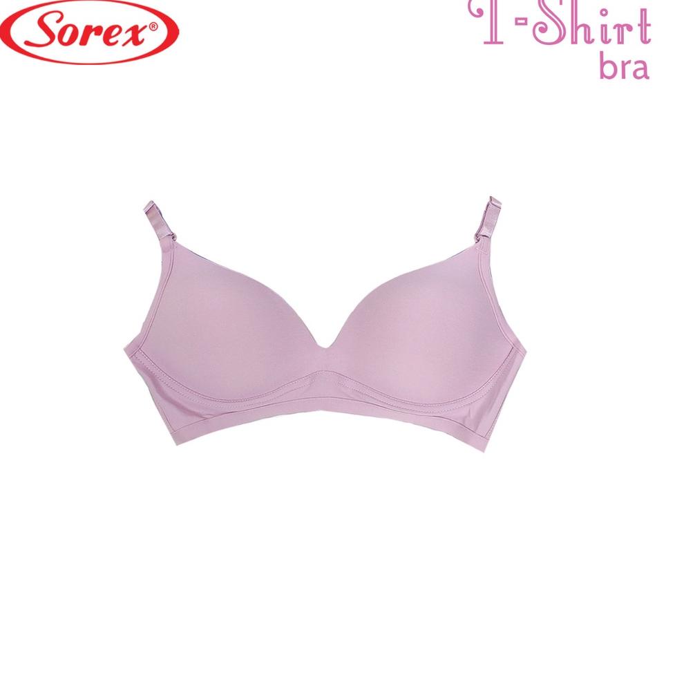 TERBARU Sorex T-shirt Bra Polos Busa Tanpa Kawat Kait 3 Setara Cup B BH Harian 34192