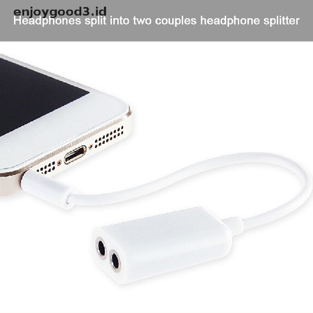 【 Rready Stock 】 1Pc 3.5mm Jack Audio Cable 1 Male To 2 Female Headphone Splitter Y Extension Cable For Car Phone Tablet Audio Cable （ ID ）