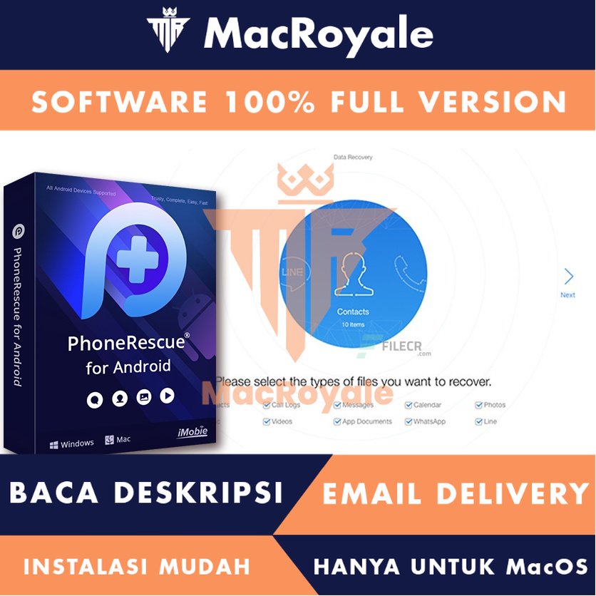 [MacOS] PhoneRescue for Android Full Version Lifetime Full Garansi