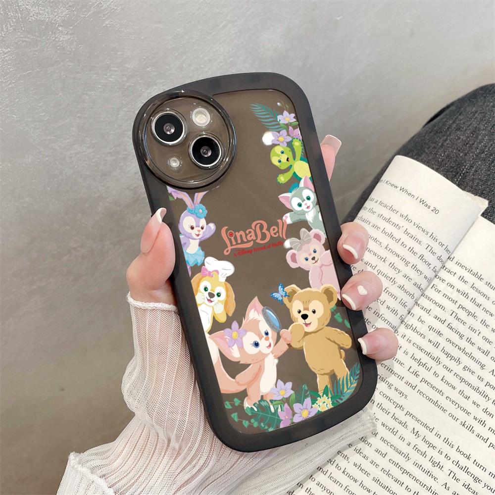 Soft Case OPPO A17 A9 2020a92 A52 A72 A94 4G Reno 5F A16 F1S F7 A37 A37F A83 Kartun LinaBell Dan Kelinci Kecil Beruang Silikon Sarung Telepon