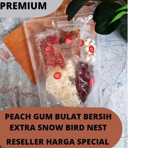 

♘ Paket Peach Gum Dessert 450gr TERMURAH!! Bahan PREMIUM 11 Varian ✈