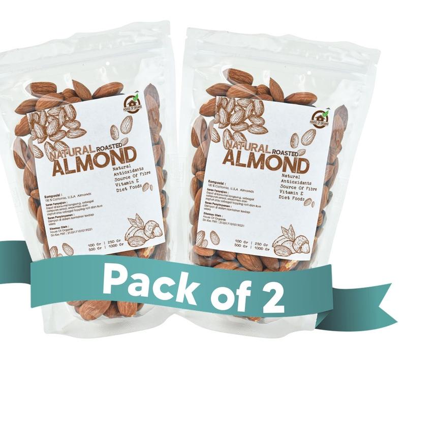 

➸ House Of Organix Pack Of 2 Roasted Almond 250 Gr ℗