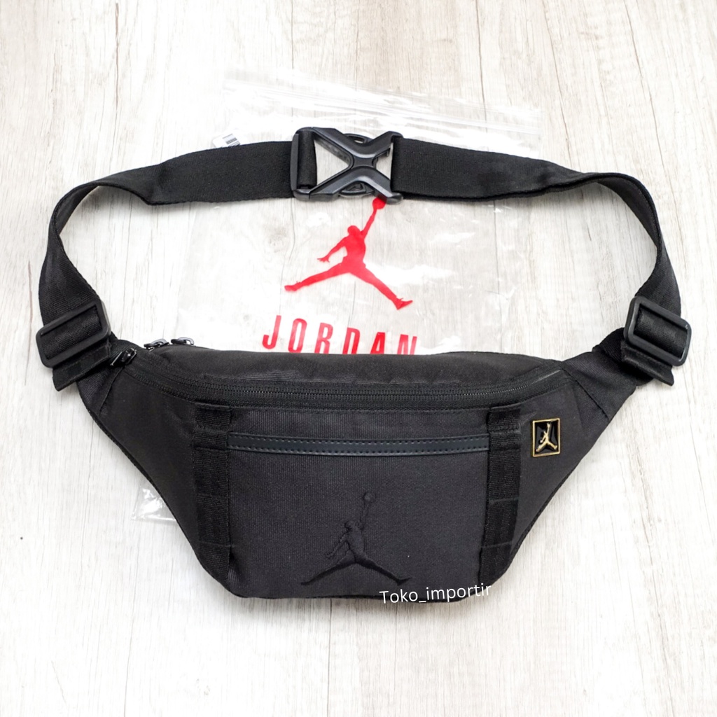 Waistbag Air Jord4n Burst Crack Tas Pinggang Pria Mirror Original