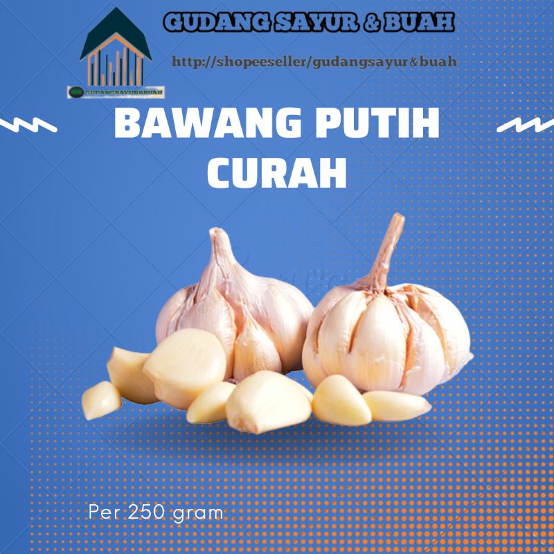 

BAWANG PUTIH CURAH 250 GR