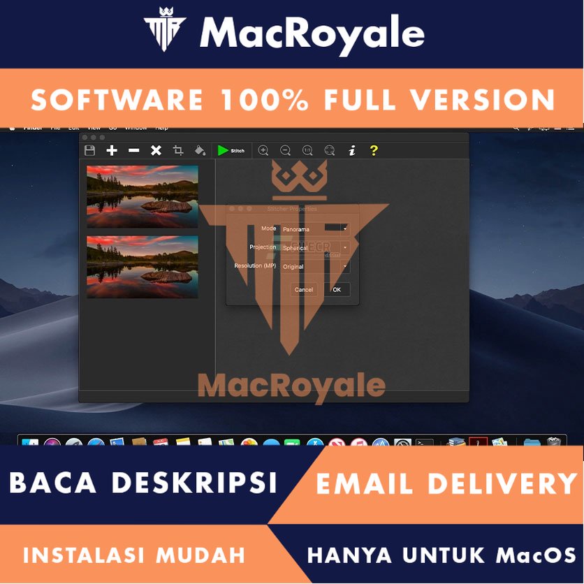 [MacOS] TeoreX PhotoStitcher Full Version Lifetime Full Garansi