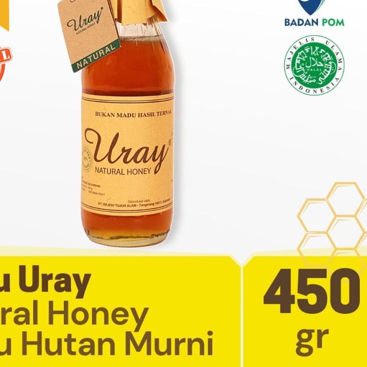 

❂ URAY NATURAL HONEY (450 GRAM) / MURNI / PURE HONEY ❉
