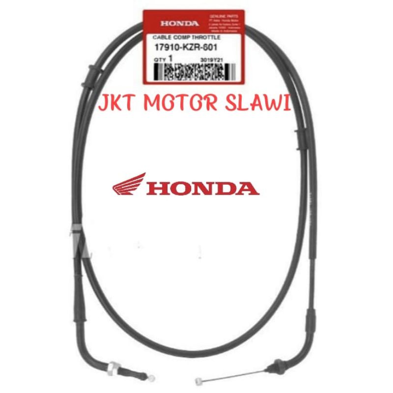 17910 kzr 601 kabel gas vario 125 lama non led asli honda