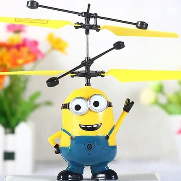 Terlaris Mainan Anak Minion Terbang Dengan Sensor Flyng Minions