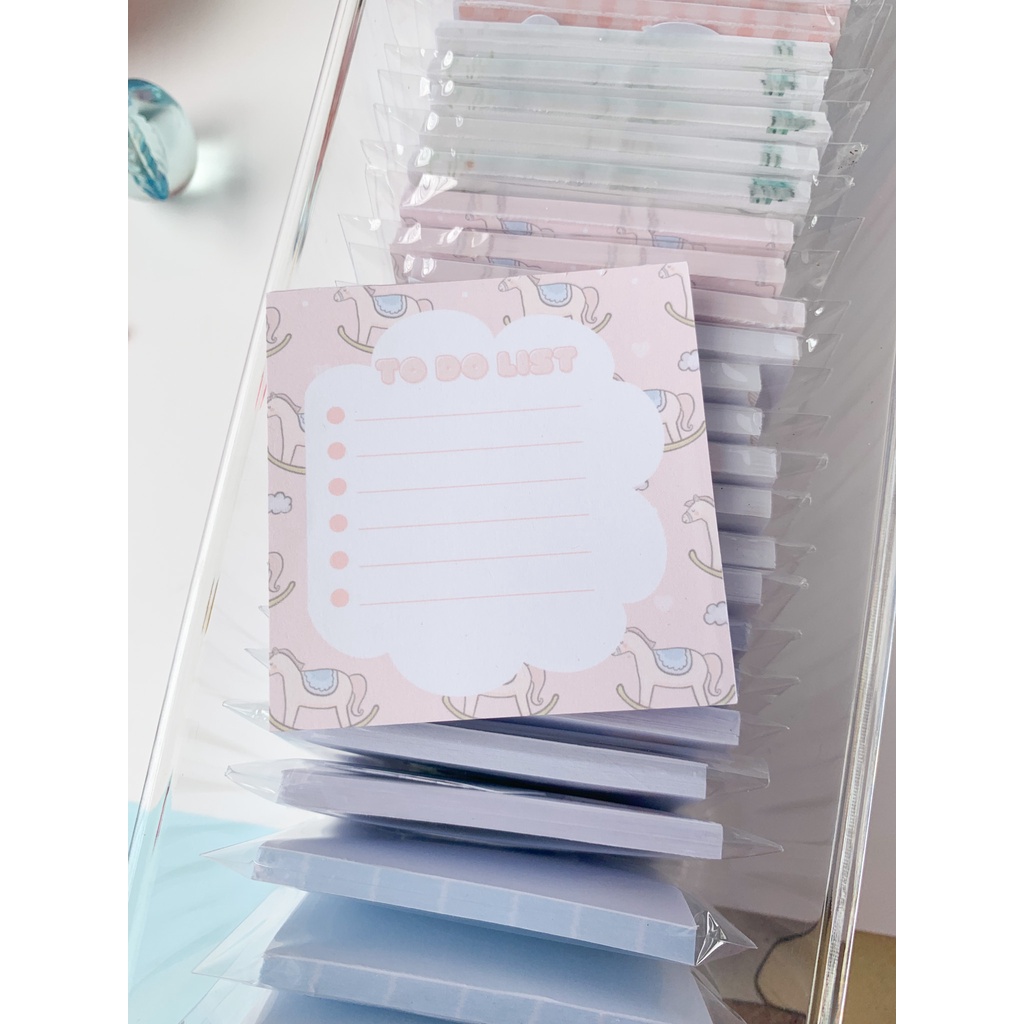 【GOGOMART】Kertas Memo Memopad Memo Notepad / Memo Catatan Bukan Sticky Notes Tempel - MM022