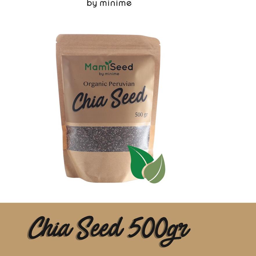 

☑ Mamiseed Black Organic Chia Seed 500gr ✳