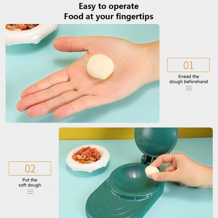 FMFIT alat pembuat kulit pastel press pangsit cetakan adonan siomay dumpling