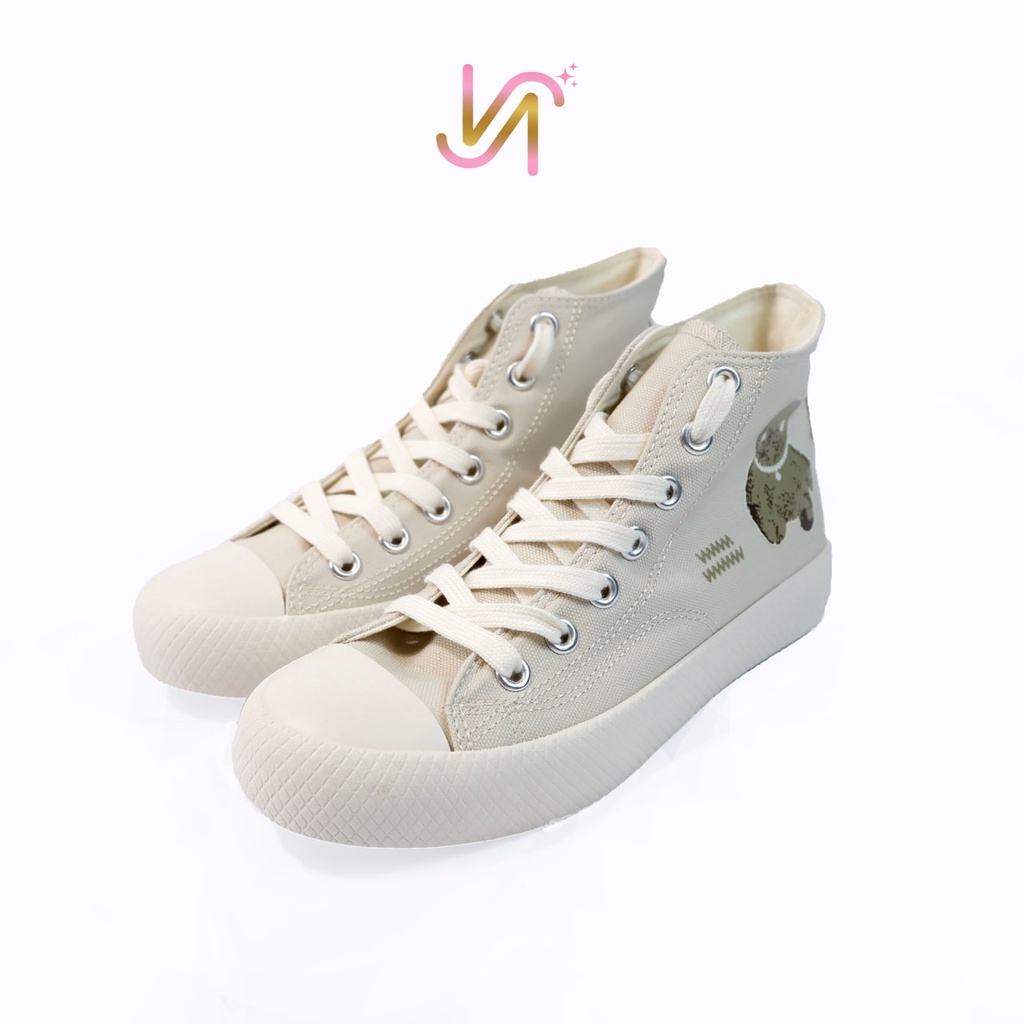 Nadilastuff Sone High Sneakers Sepatu Kanvas Wanita Premium