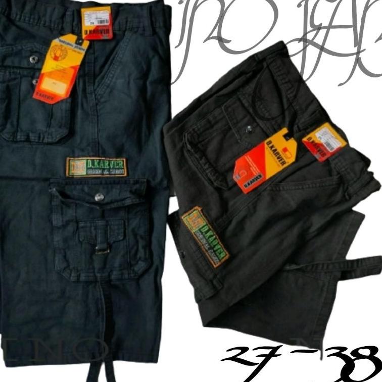 Menarik Celana levis pria pendek 3/4 celana cargo celana gunung pria