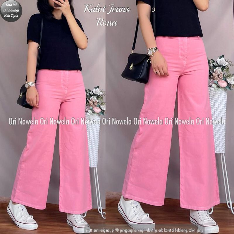 *New New Kulot Jeans Rona by nowela ori