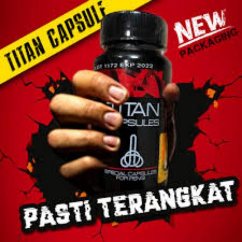 TITAN CAPSULE 100% HERBAL ASLI ORIGINAL PEMBESAR PRIA VITALITAS