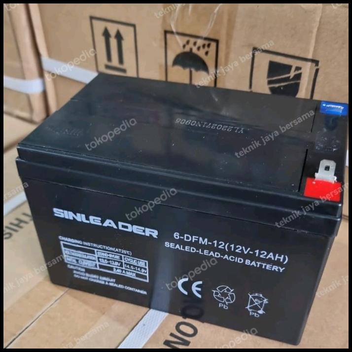 Aki Baterai Kering 12V 12Ah Sinleader