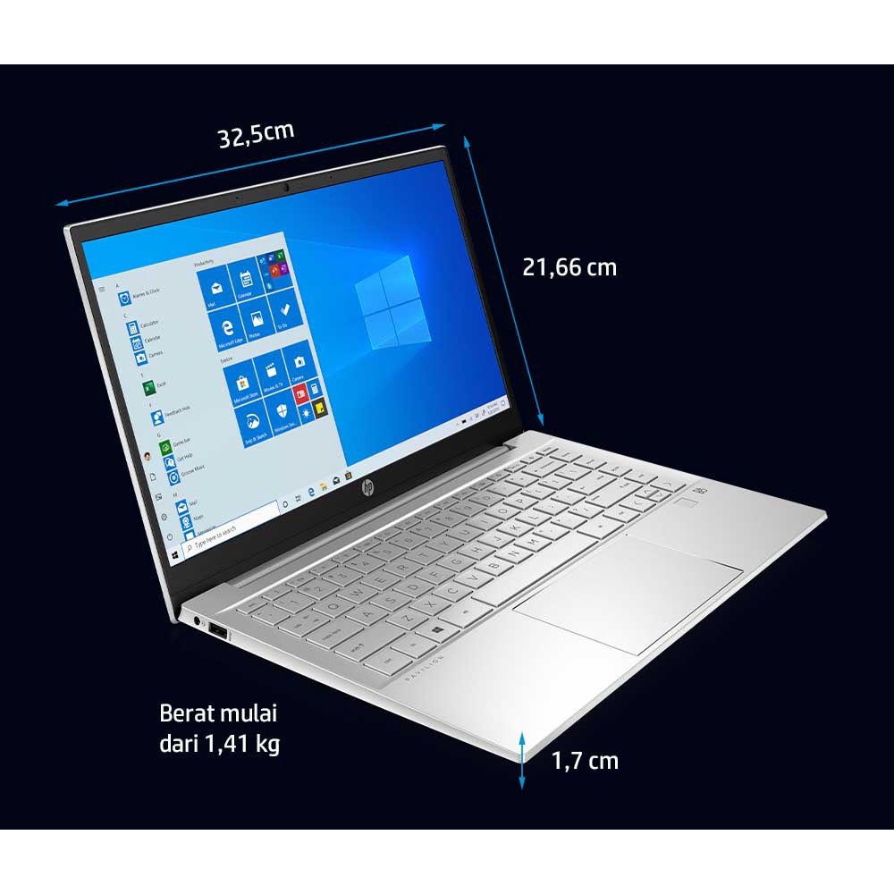 laptop HP PAVILLION 14 DV2002TX MX 550 (2GB) i5 1235U 16GB RAM