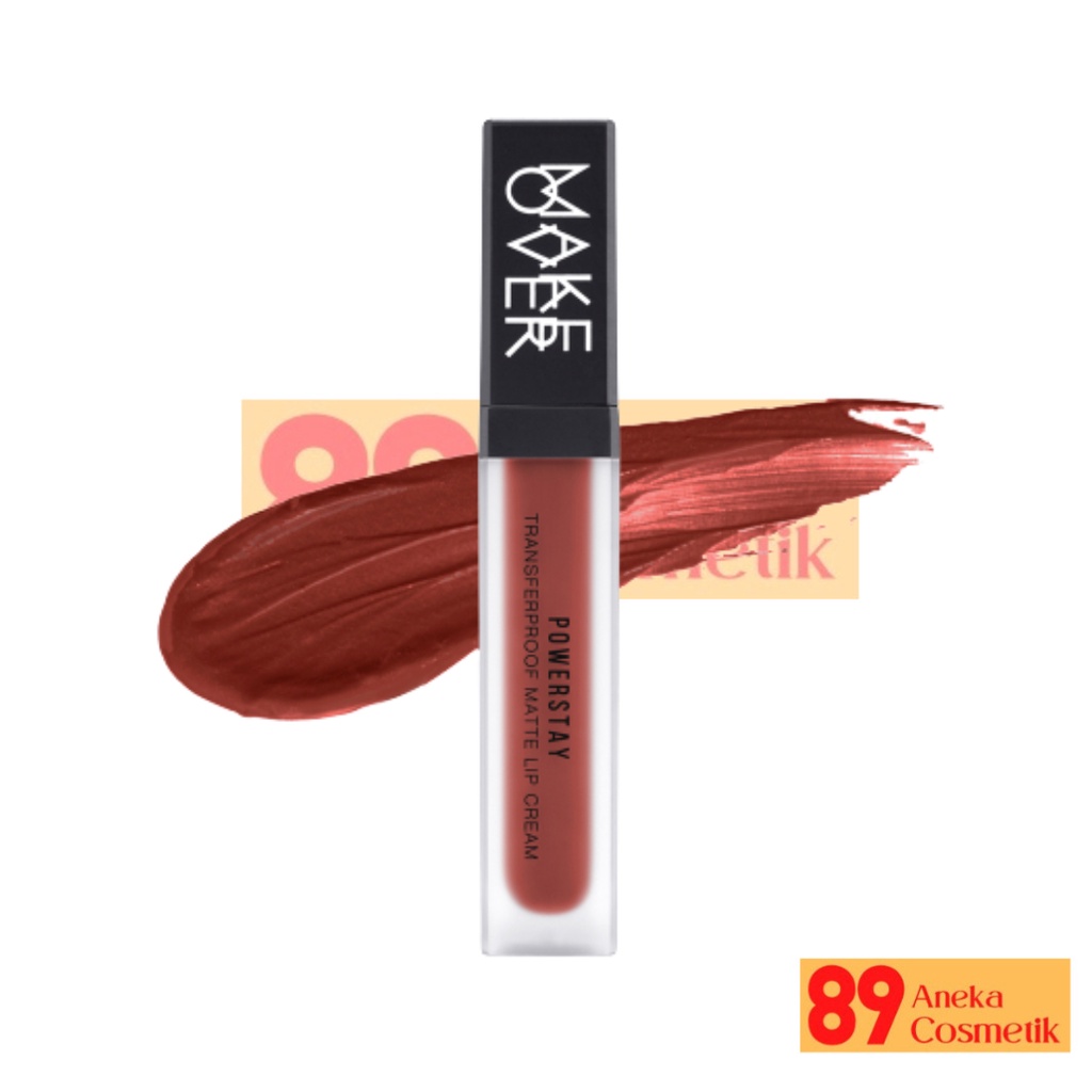 MAKE OVER Powerstay Transferproof Matte Lip Cream 7 g - Lipstik - Lip Matte