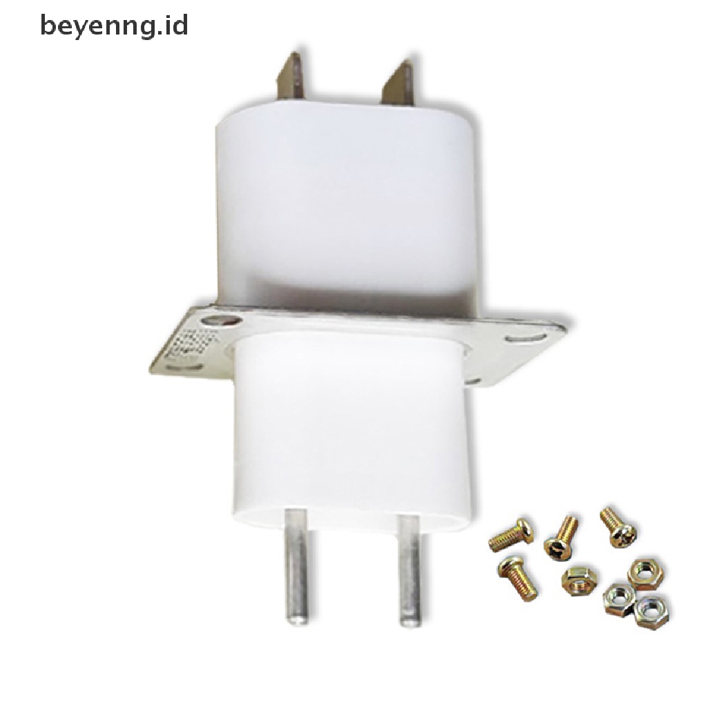 Beyen Home Electronic Microwave Oven Magnetron Filament 4pin Socket Converter Putih ID