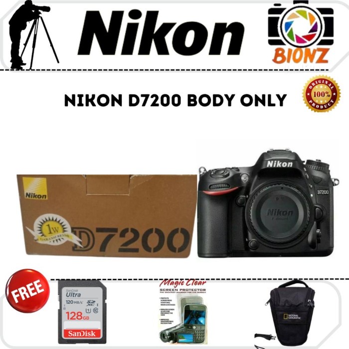 CAMERA NIKON D7200 BODY ONLY