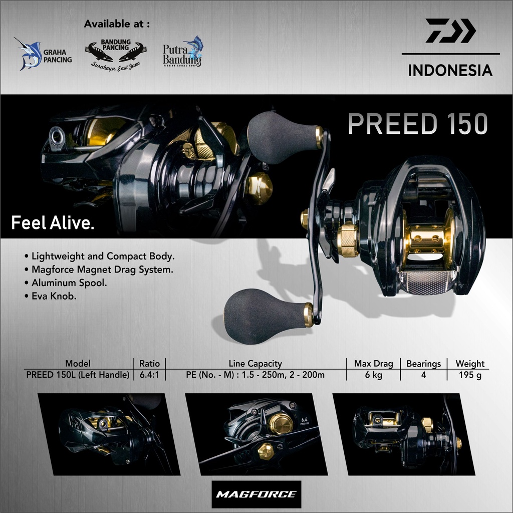 REEL BC DAIWA PREED 150