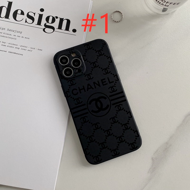 Fashion Chanel Camellia Flower Soft Case HP iP iPhone 11 12 Mini 13 Pro Max 7 8 + Plus SE 2020 X XR SE 2020 XS Max Black Frosted Casing Apple