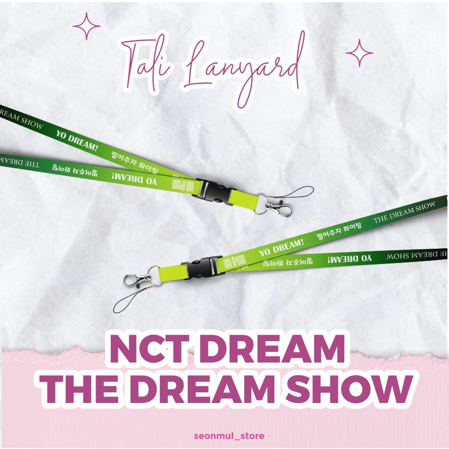 LANYARD / TALI HP CAHOL NCT DREAM THE DREAM SHOW