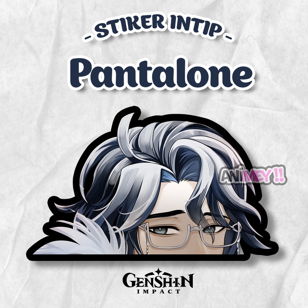 

Stiker Intip Pantalone Genshin Impact / Sticker Anime Waterproof