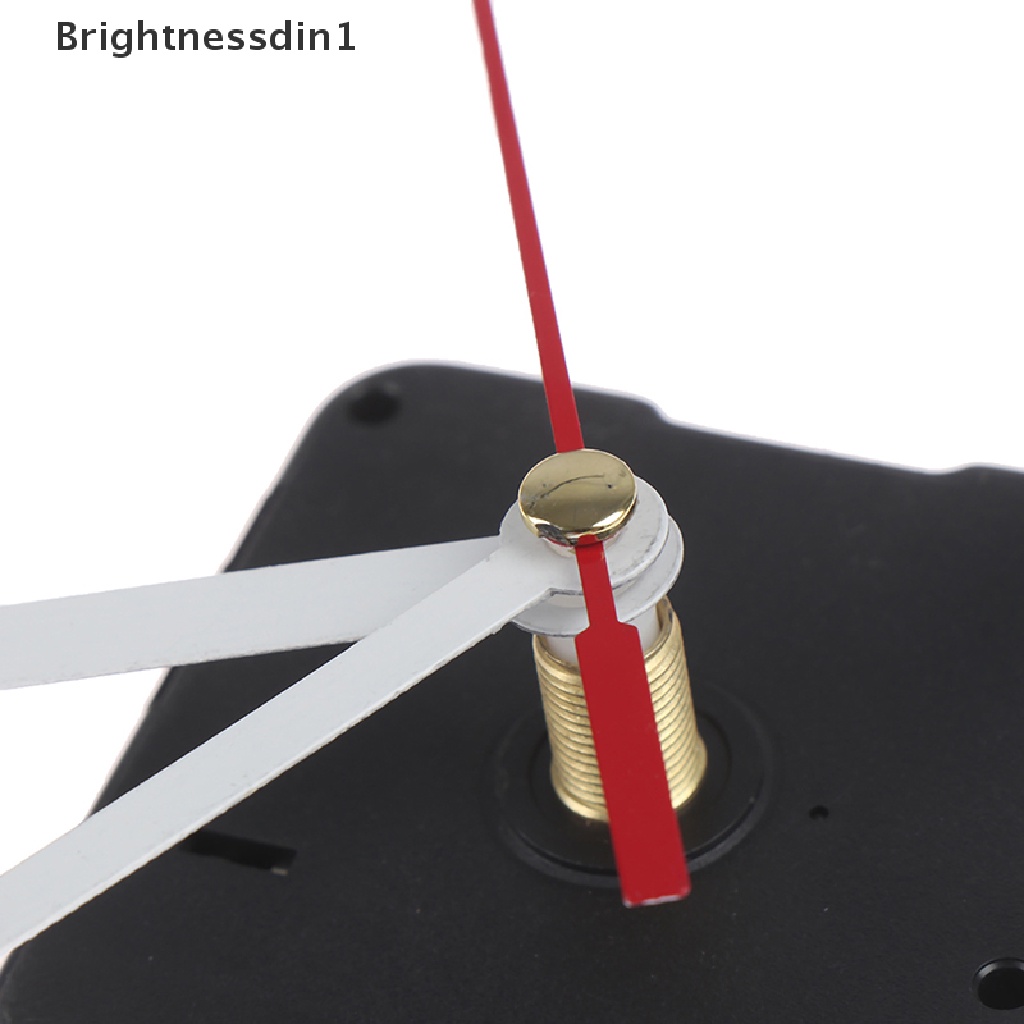 [Brightnessdin1] Diy Silent Classic sliver Watch Jam Dinding Movement Mechanism Parts Butik