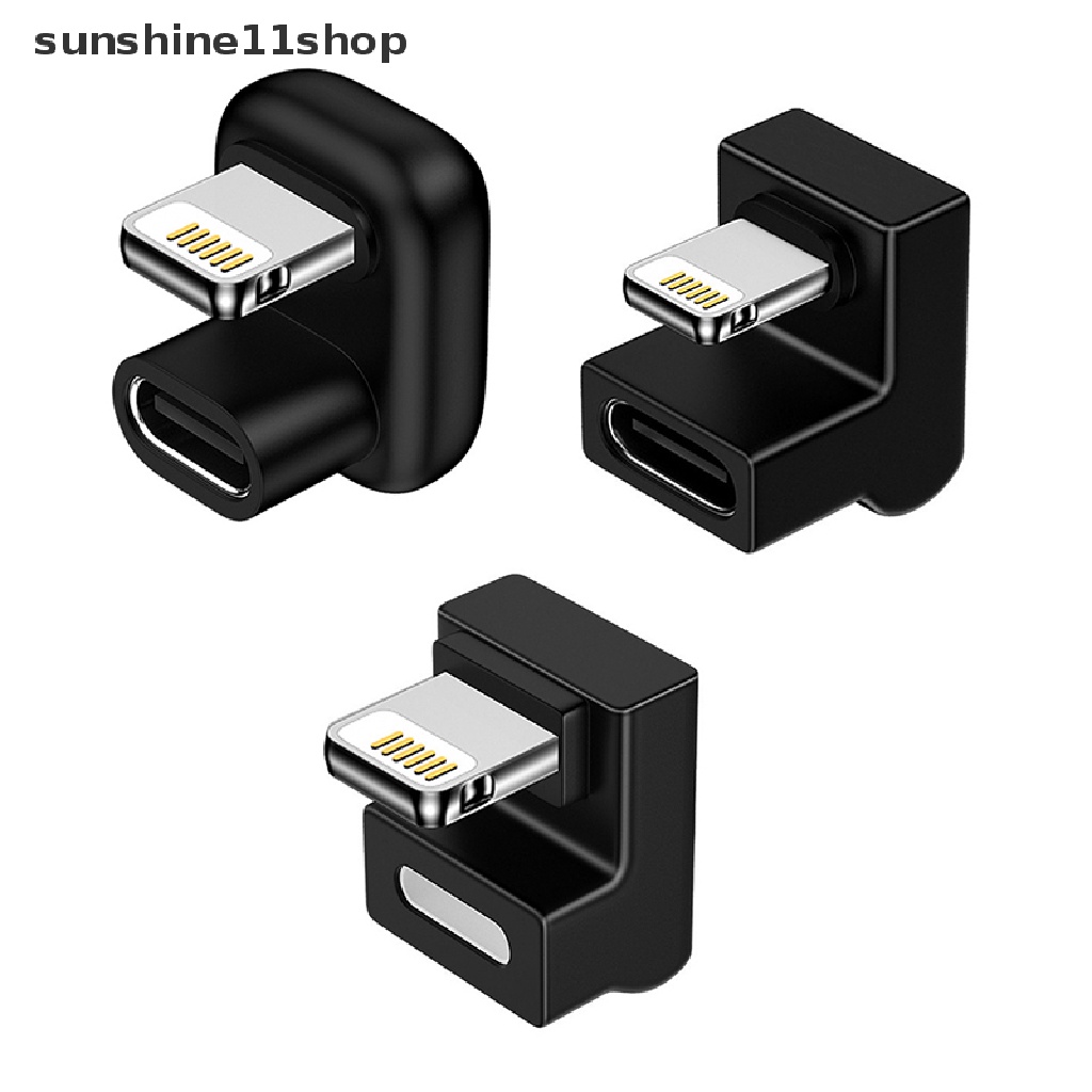 Sho 1Pc 20w Tipe-C Ke Lighg PD Lighg Ke Lighg U-Shape OTG Adapter Head N