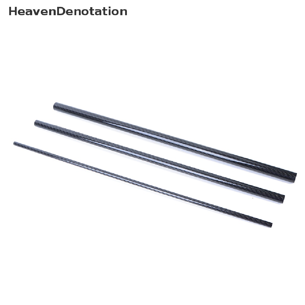 [HeavenDenotation] 1pcs Tabung Serat Karbon Panjang 500mm Diameter 8-18mm Untuk RC Model Pesawat HDV