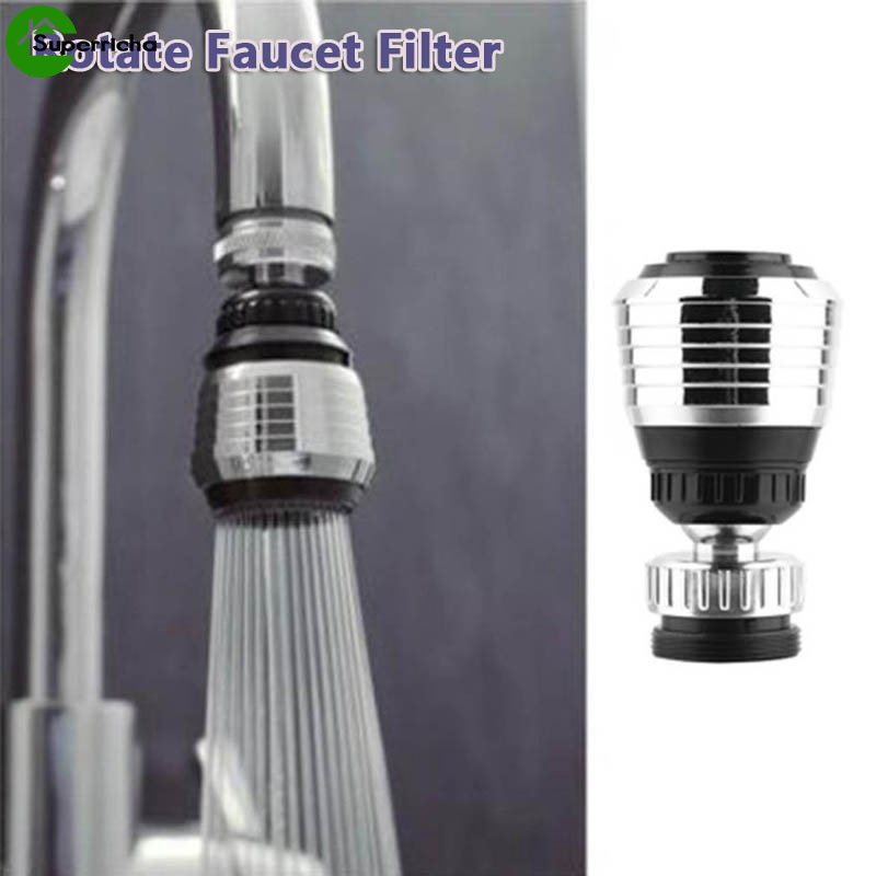 Hot Sale/Dapur 360putar Swivel Faucet Nozzle Filter Air Adaptor Purifier Saving Tap Gadget Kamar Mandi