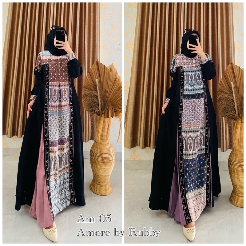 Amore by Rubby / amore ruby /Annemarie 05 / Annemarie amore by rubby / gamis ori amore by rubby / or