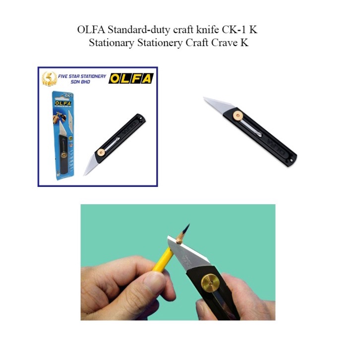 

Terlaris Olfa Pisau Cutter Kayu Ck-1 Craft Knife Made In Japan