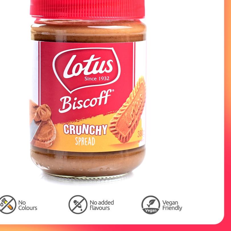 

℮ Lotus Biscoff Crunchy Spread 380 g (Selai Karamel) ❂
