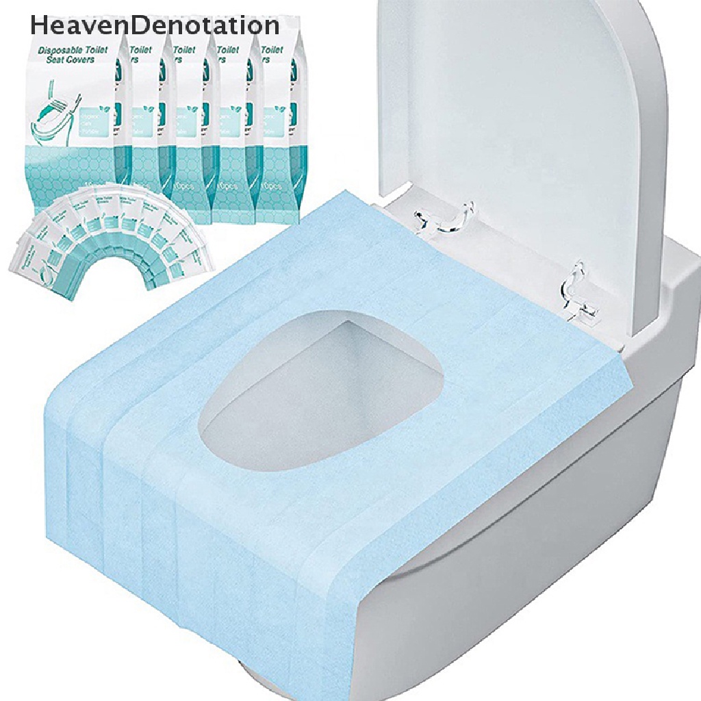 [HeavenDenotation] 10pcs Toilet Seat Cover Sekali Pakai Untuk Dibungkus Balita Potty Toilet Liners HDV