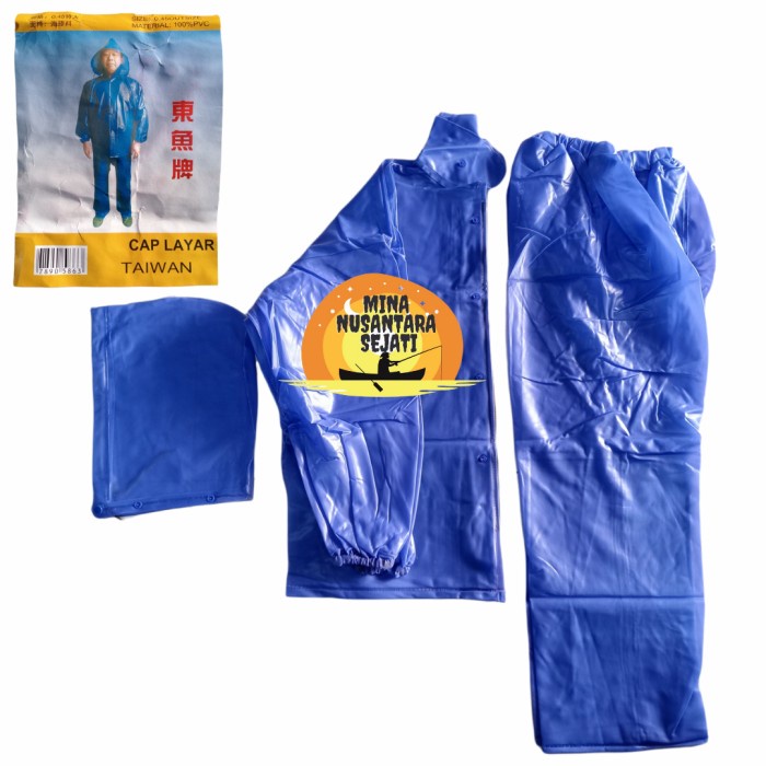 Terlaris Jas Hujan Cap Layar / Jas Hujan Tebal Taiwan