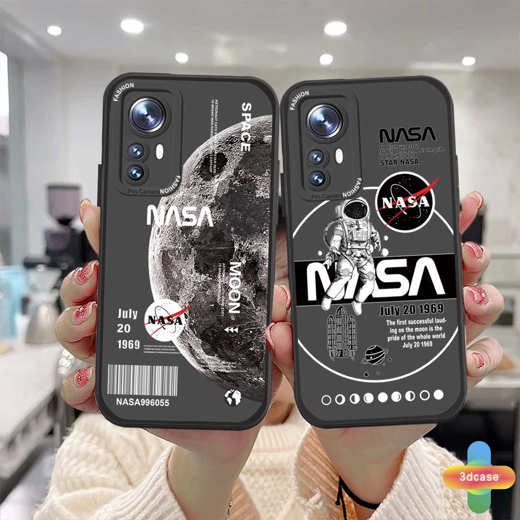 Casing Redmi Note 9 8 10 10S 9 10 PRO MAX 11 9S POCO C3 C31 X3 NFC X3 PRO 9 9C NFC 9A 9i 9T 9AT 9 PRO Power 10X POCO M2 PRO 10 Prime Fashion Space Astronauts Camera Lens Protection Case