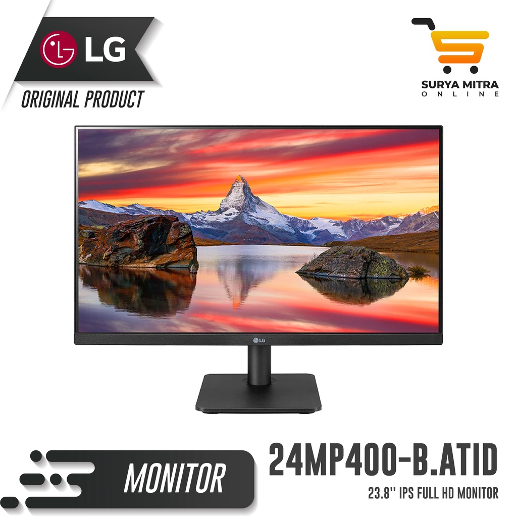 Monitor LG 24MP400 23.8'' FHD IPS AMD FreeSync 75Hz HDMI