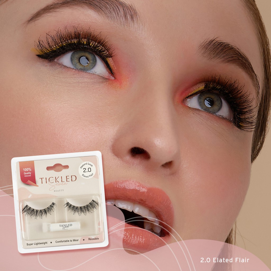 TICKLED SEVEN INDIVIDUAL PACK EYELASHES ELATED FLAIR 2.0