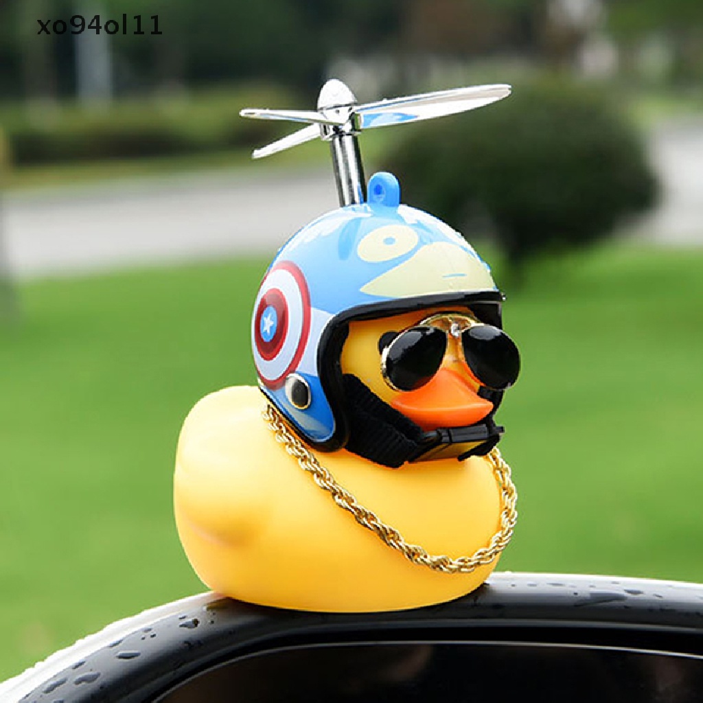 Xo Perabot Mobil Bebek Pemecah Gelombang Angin -mounted yellow duck OL