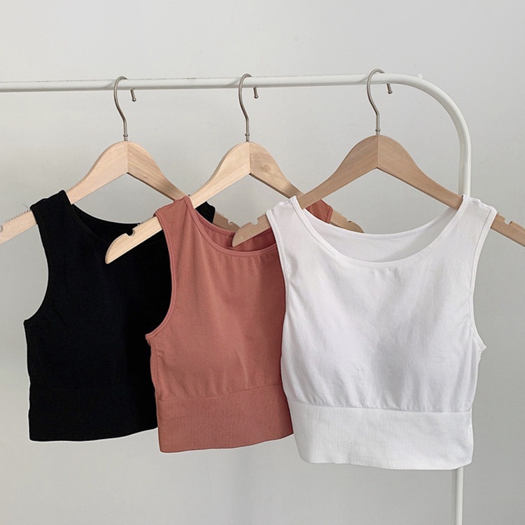 HS-0231 Bra Sport Yoga Olahraga Wanita Model Tank Top Bahan Lembut
