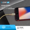 Startgo Kabel Data Fast Charging 3A USB Nylon NA Lightning iPhone