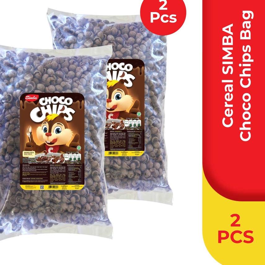 

▼ Choco Chips Cereal SIMBA - 2 Choco Chips Bag 950 gr Lebih Hemat ♕