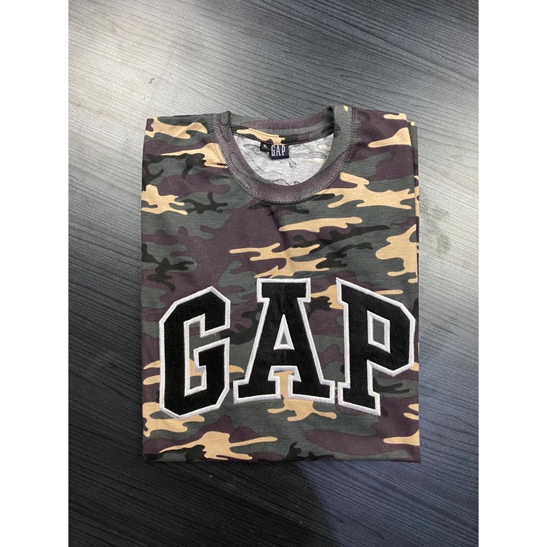 THSIRT KAOS GAP LORENG CAMO