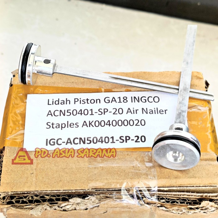 

Lidah Piston GA18 INGCO ACN50401-SP-20 Air Nailer Staples AK004000020