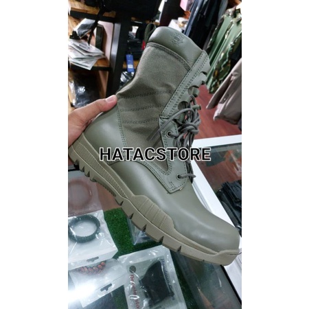 Sepatu jatah pdl hijau brimob battle x