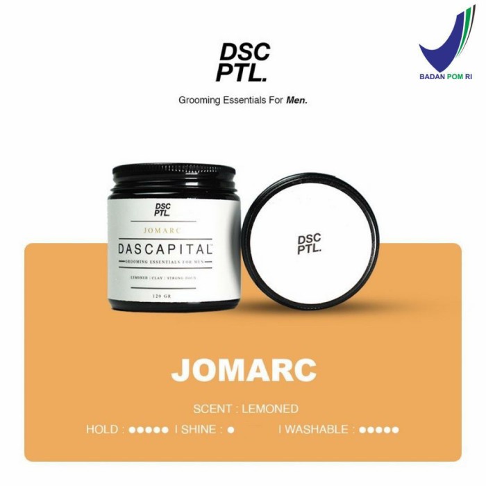 Care Dascapital Pomade Jomarc Matte Clay Aroma Lemoned